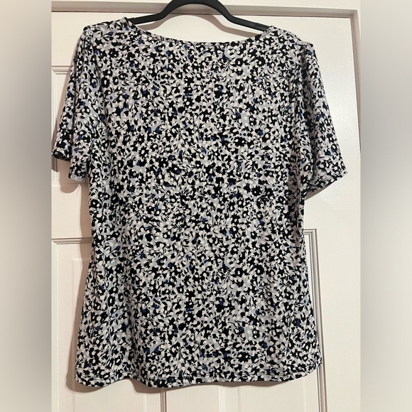 #34 CATHERINE MALANDRINO • FLORAL BLUES • BLOUSE - Picture 2 of 5